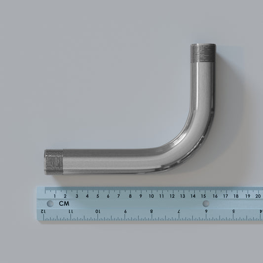 Elleboog 90 graden 20 mm metalen bochtbuisfitting - 5552