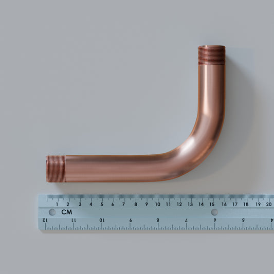 Elleboog 90 graden 20 mm metalen bochtbuisfitting - 5552