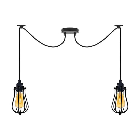 1/2/6 kop kooi plafond hanglamp Swag Spider hanglamp~5058