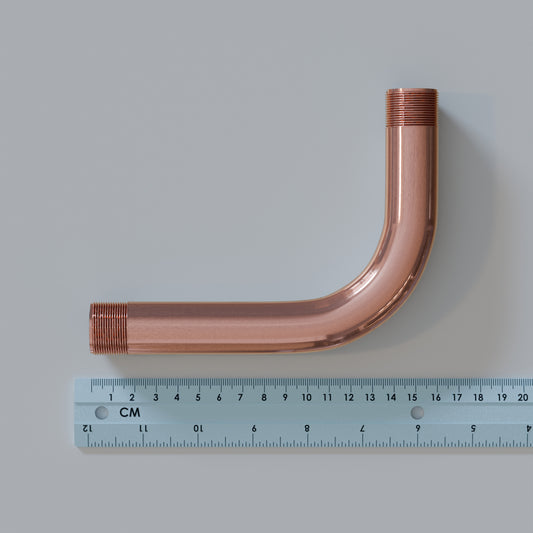 Elleboog 90 graden 20 mm metalen bochtbuisfitting - 5552