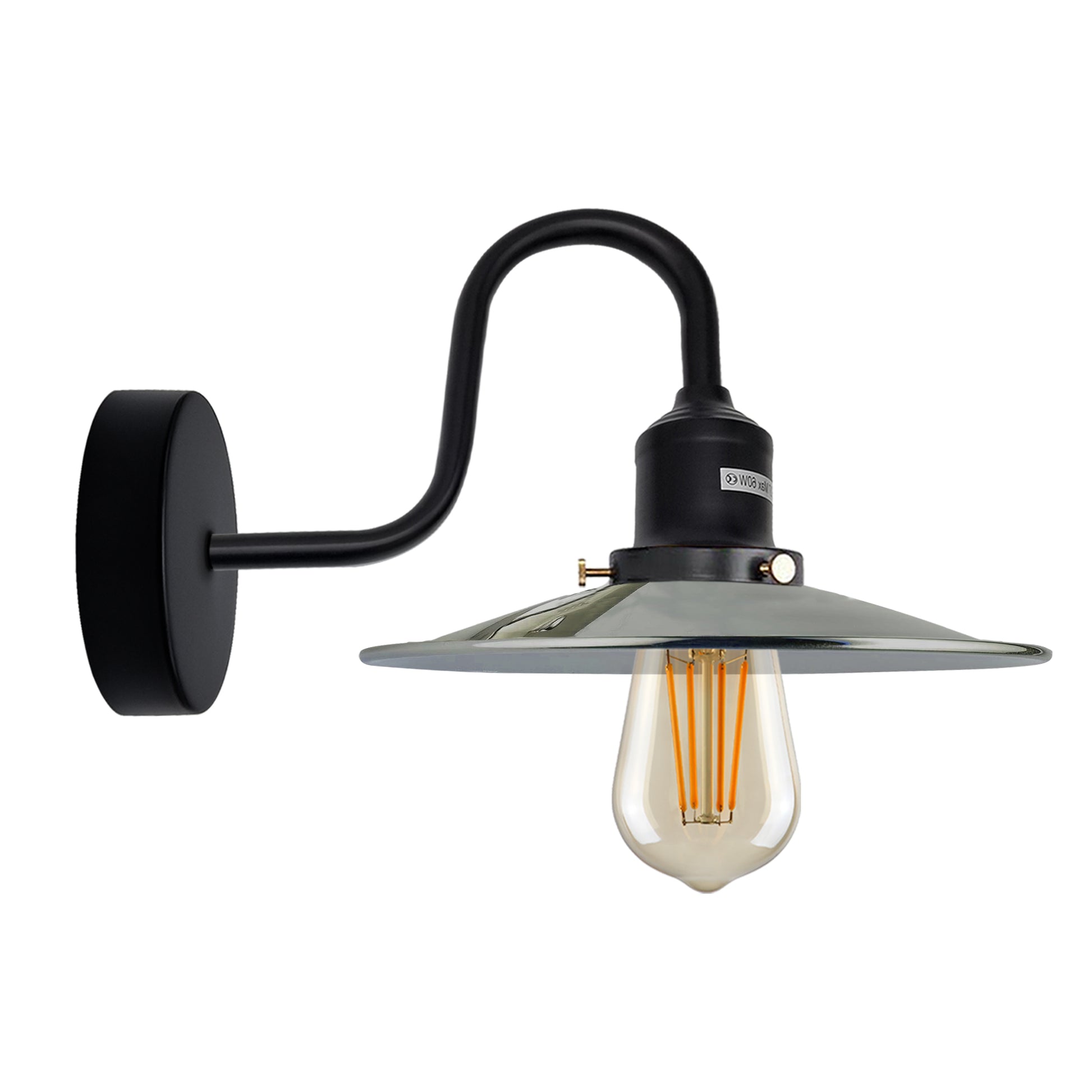 Metal Shade Wall Sconce Light wall light wall mount wall light fixture Wall Lights-Black Wall Sconces Indoor Farmhouse Barn Lights Modern Indoor Wall Mount Lighting Fixtures with E27 Socket Anti-Rust Wall Lantern