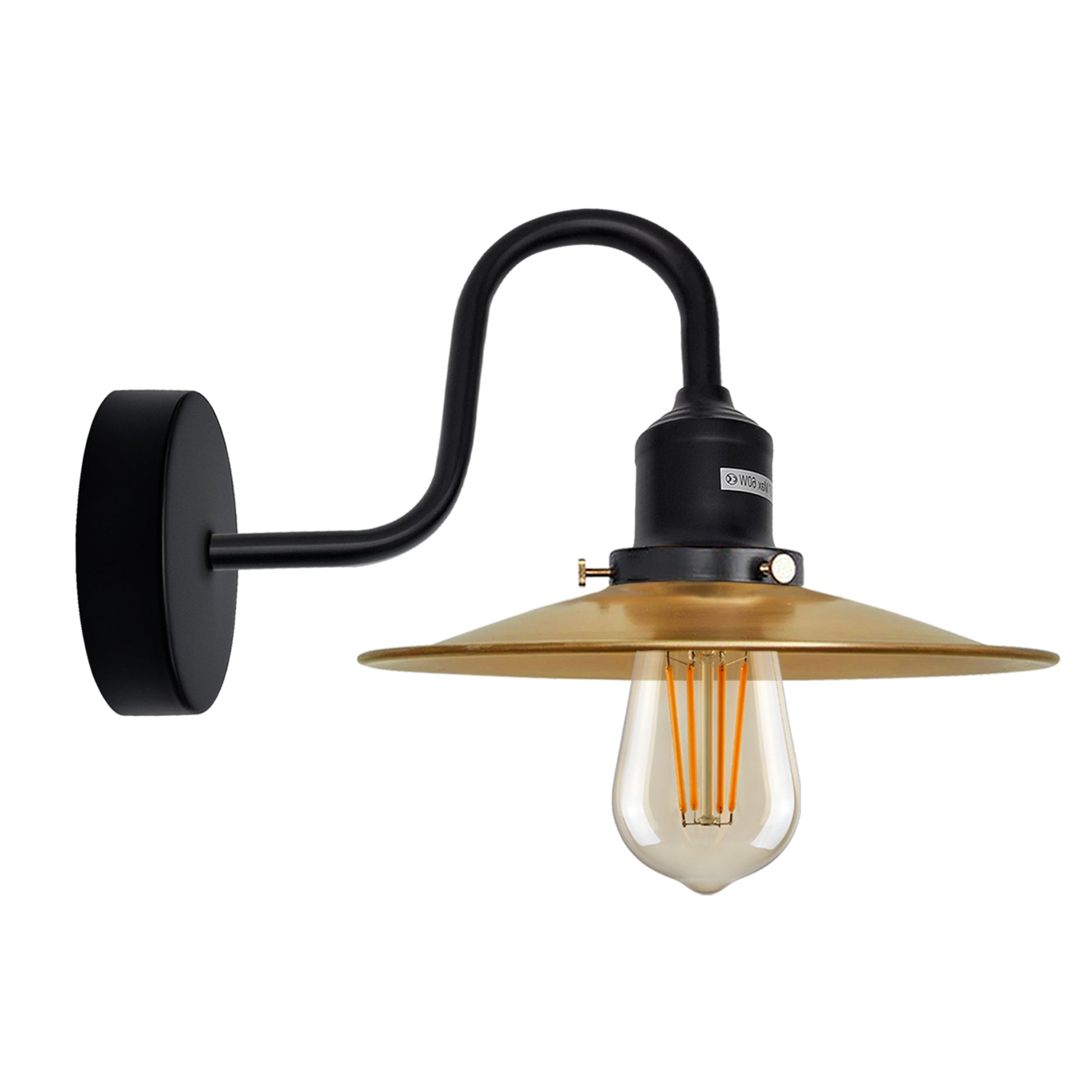 Metal Shade Wall Sconce Light wall light wall mount wall light fixture Wall Lights-Black Wall Sconces Indoor Farmhouse Barn Lights Modern Indoor Wall Mount Lighting Fixtures with E27 Socket Anti-Rust Wall Lantern