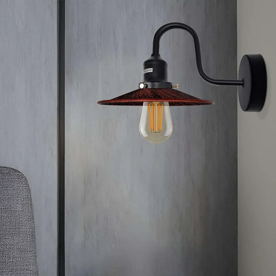 wall light wall mount wall light fixture Wall Lights-Black Wall Sconces Indoor Farmhouse Barn Lights Modern Indoor Wall Mount Lighting Fixtures with E27 Socket Anti-Rust Wall Lantern 