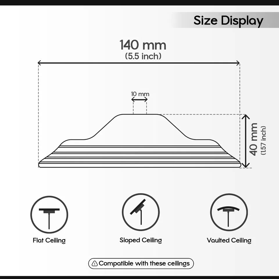Hanging hook for ceiling