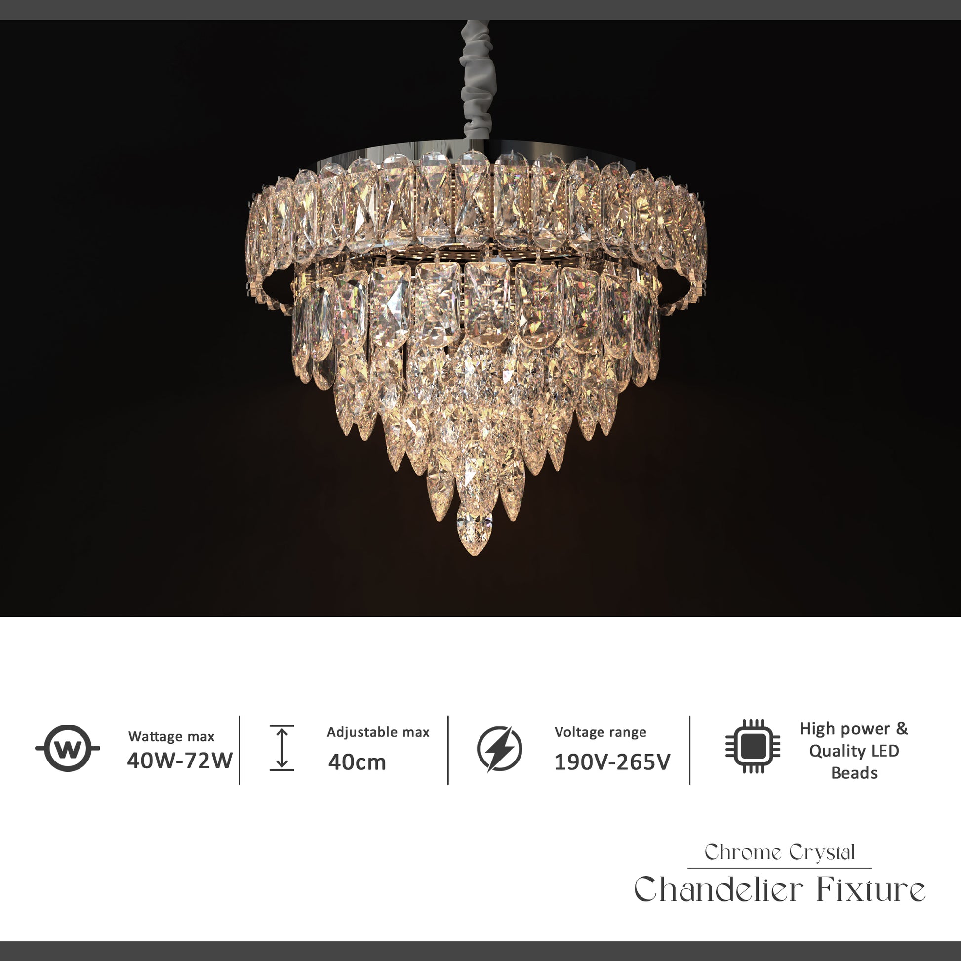 gold chandelier crystal
