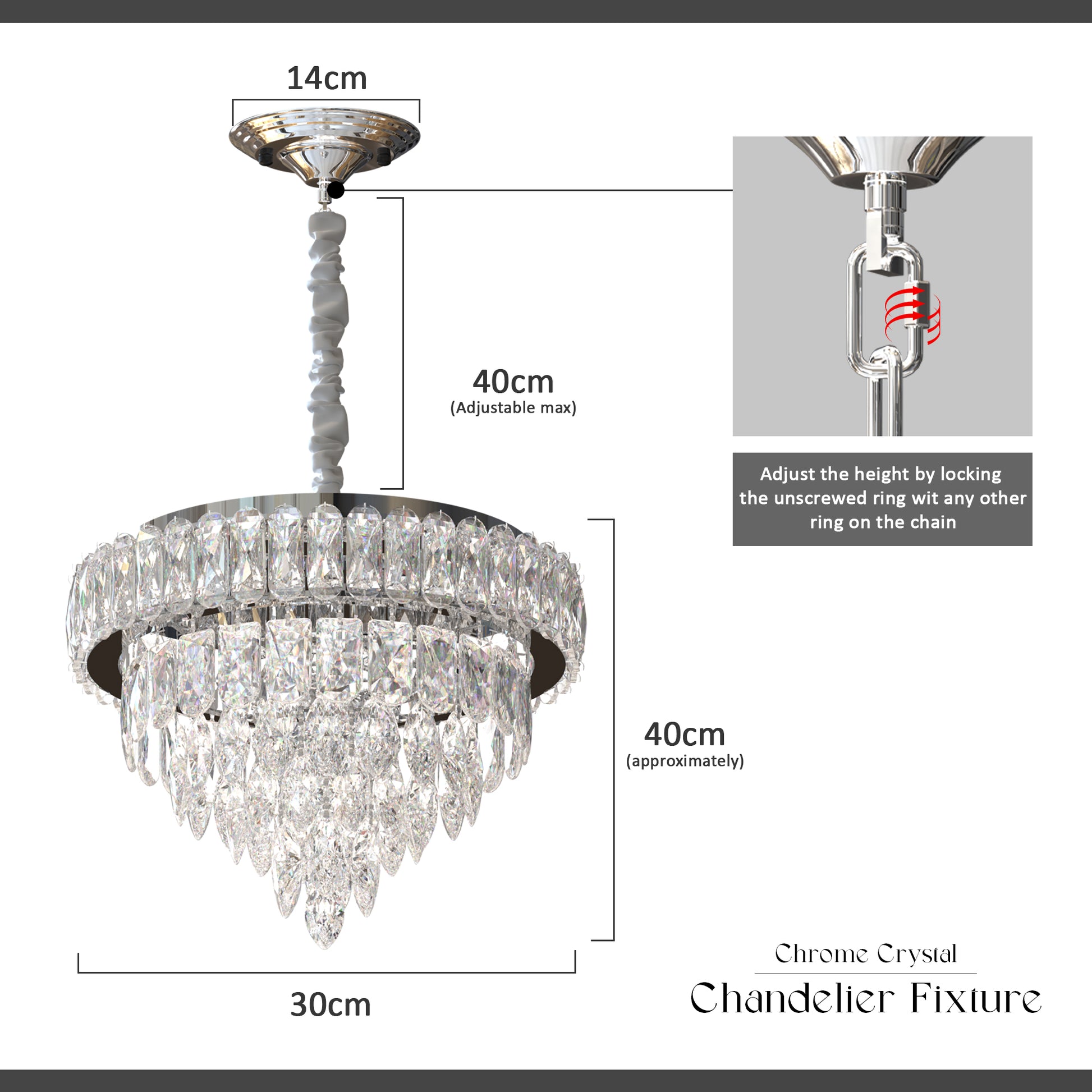 modern ceiling mount  LED crystal chandeliers