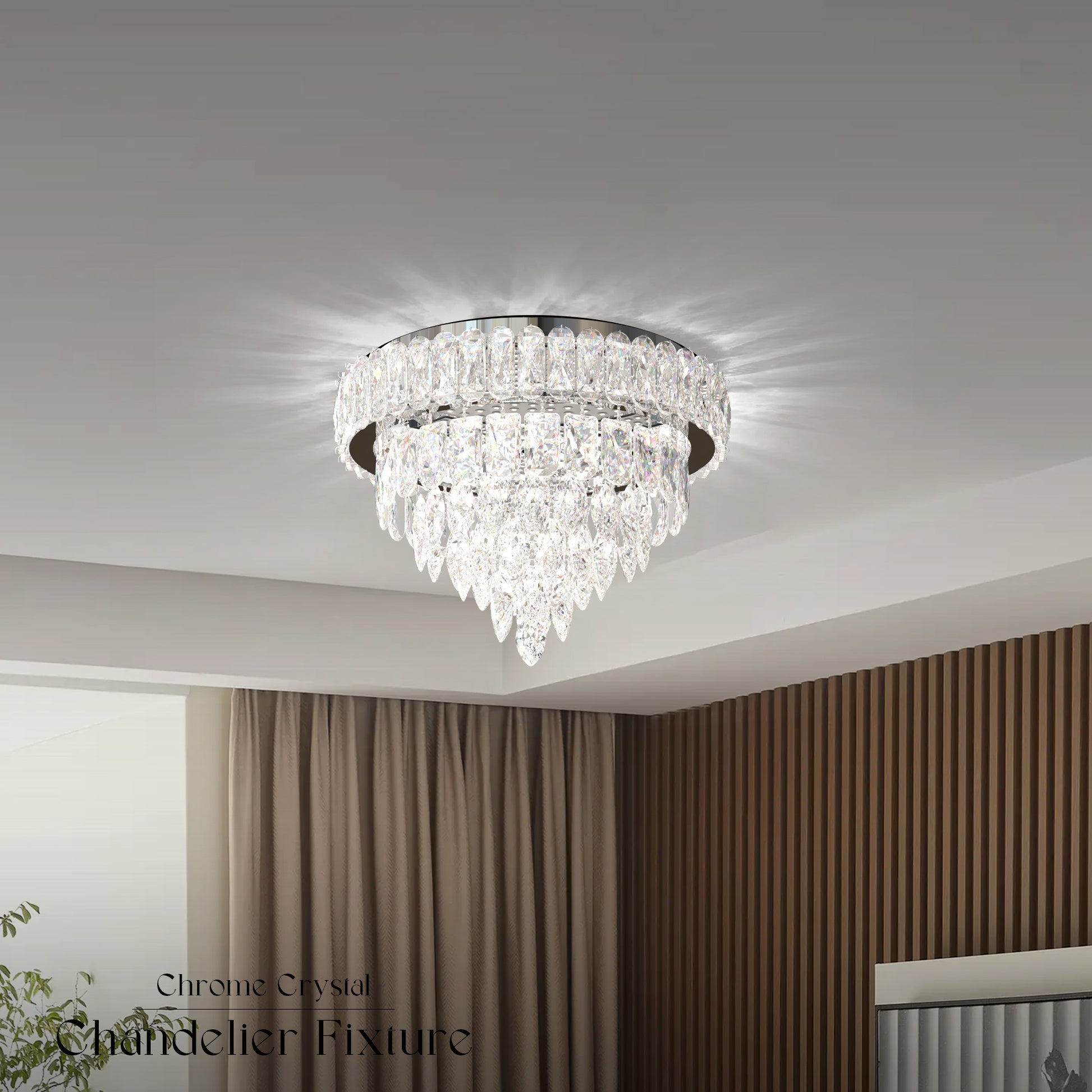 chandelier over dining room table