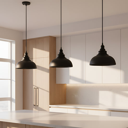 Hangende koepel industriële keukenlampenkap ~ 3160