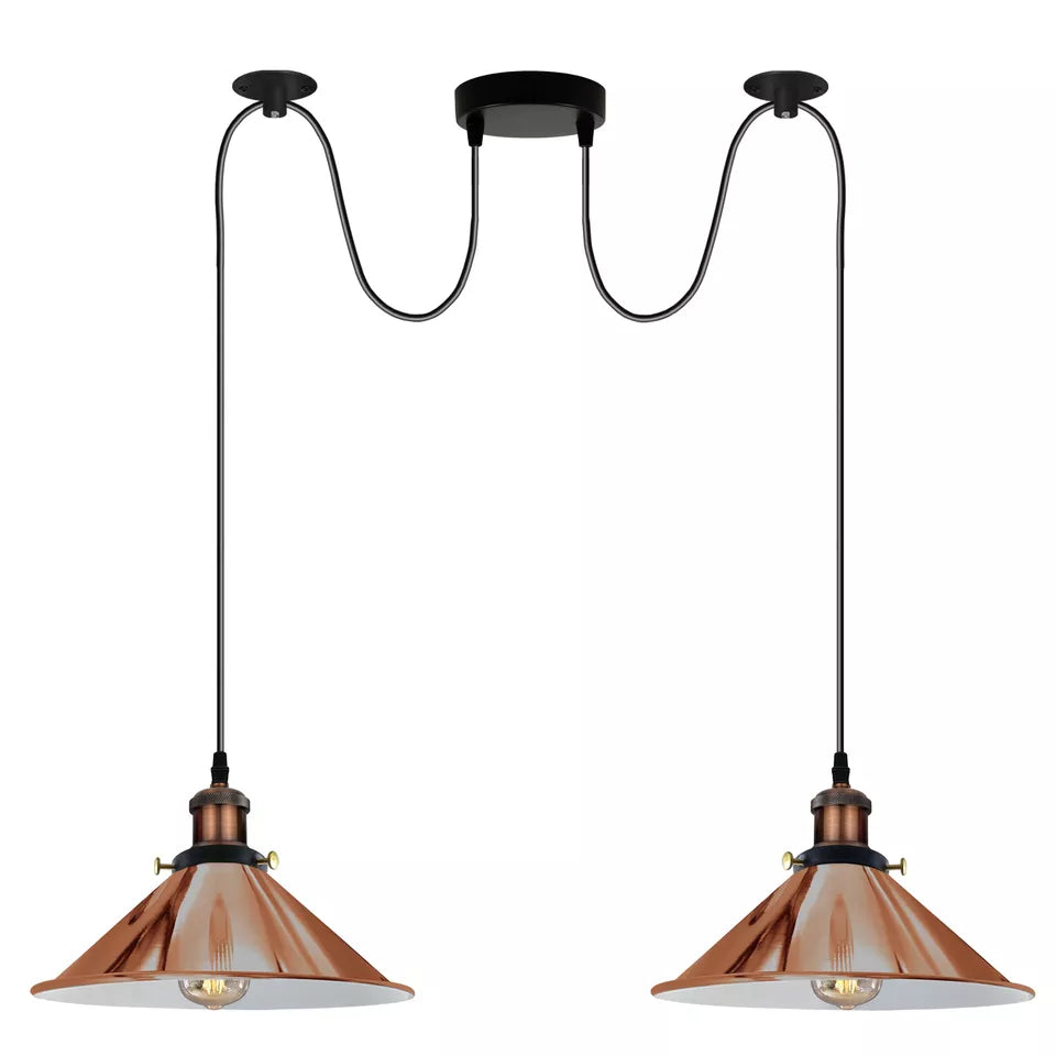 Adjustable Vintage Ceiling Light for Warm Ambient Lighting