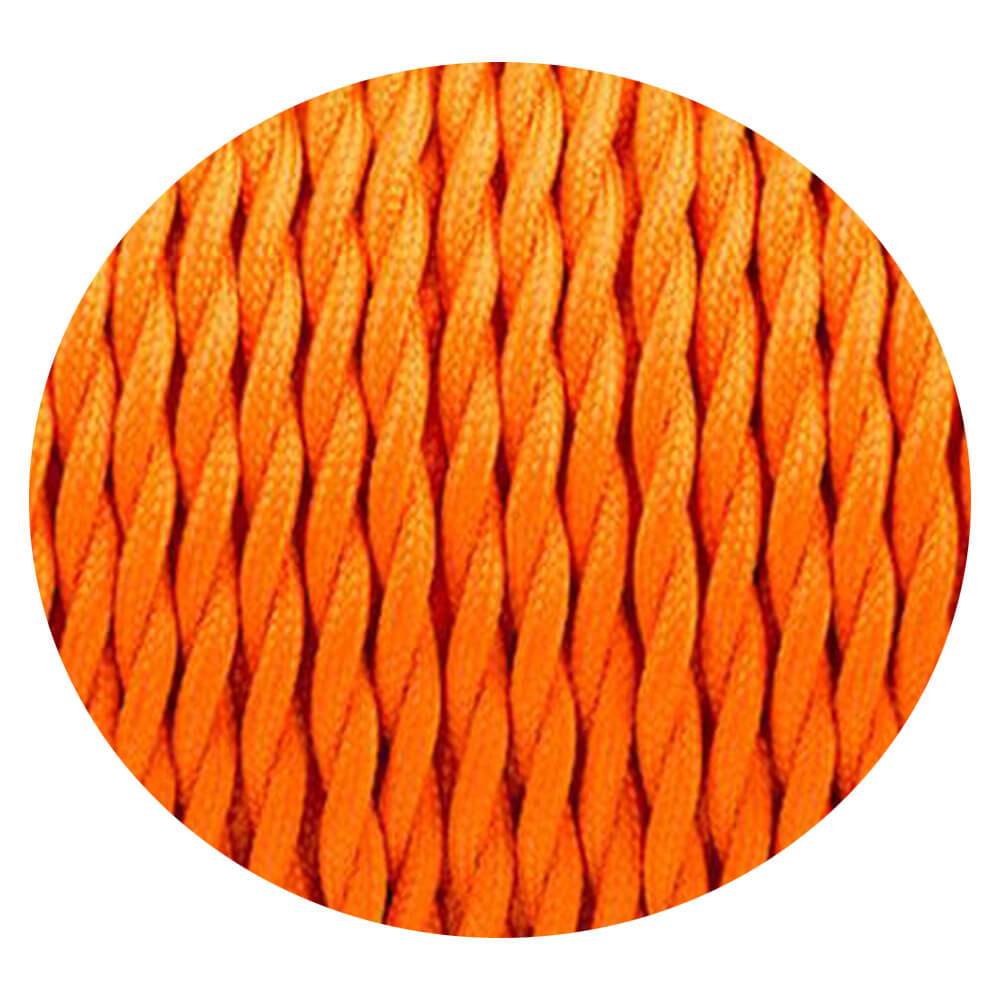 2-core-twisted-electric-cable-orange-color-fabric-0-75mm