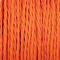 1M/5M/10M 3-aderige gedraaide oranje vintage elektrische stoffen kabel flex 0,75 mm ~4839