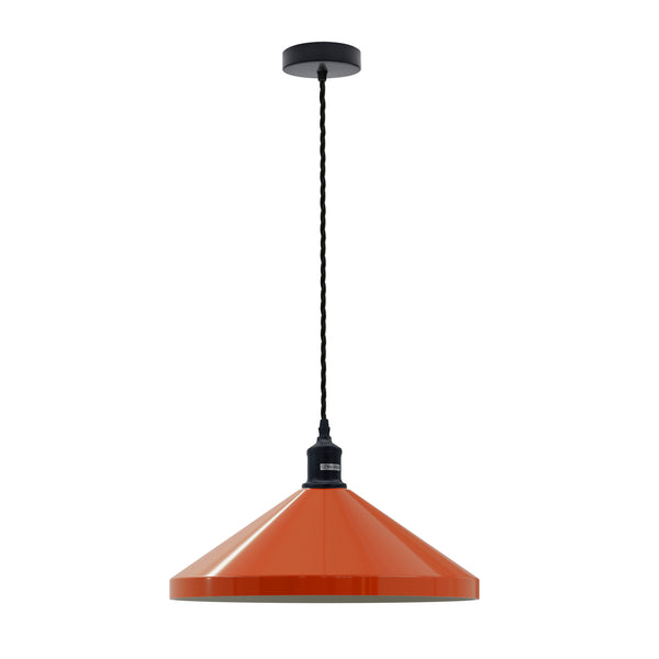 Minimalistische verlichting Cone hanglamp ~5412 – Oranje / Nee