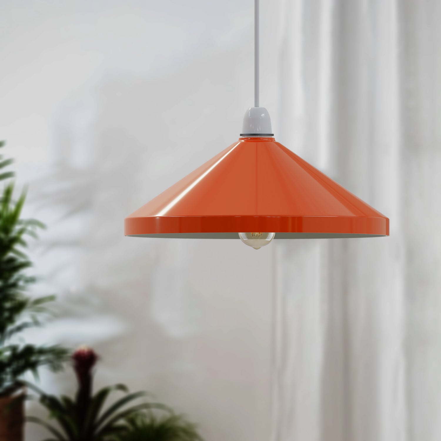 Orange Lampshade