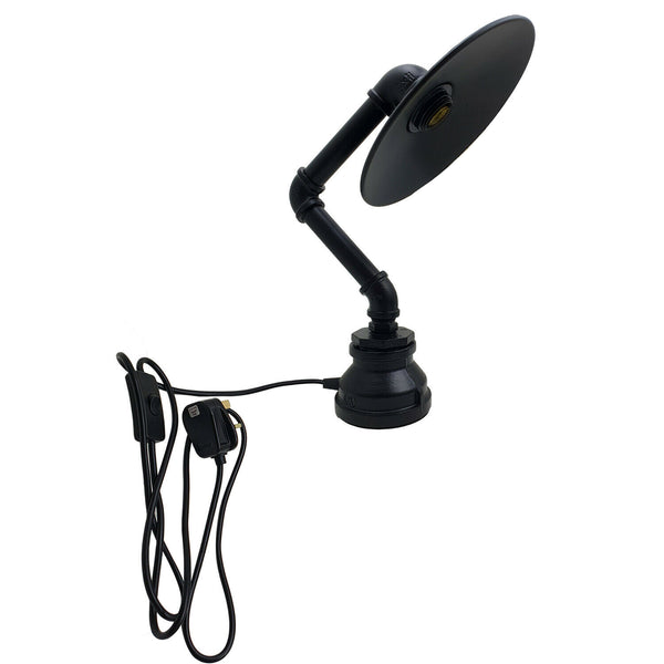 Moderne koperen buislamp armatuur ~2261  – Zwart