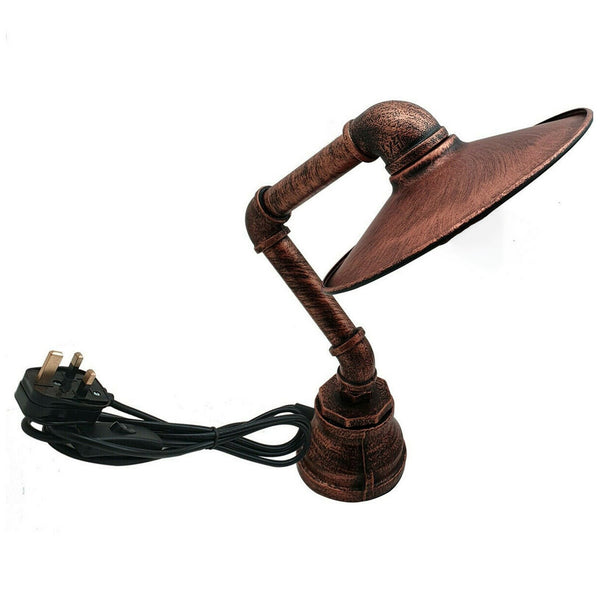 Moderne koperen buislamp armatuur ~2261  – Rustiek Rood