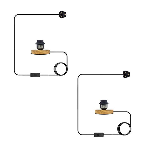Industriële tafellampen voor woonkamer E27 verstelbare kabel nachtlampje ~ 5490 
