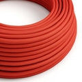 1m/5m/10m 0,75mm 2-aderige ronde vintage gevlochten perzikkleurige stof bekleed met licht flexibel~3032