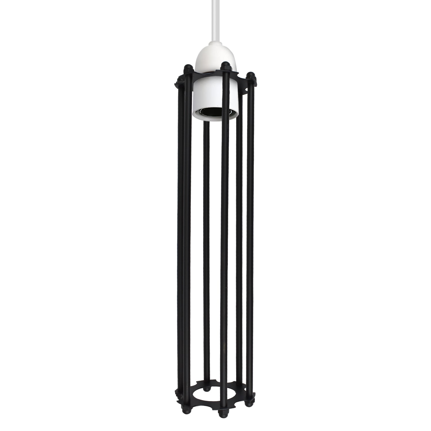 Long Cage Tube Pendant Shade Metal cage ~5490