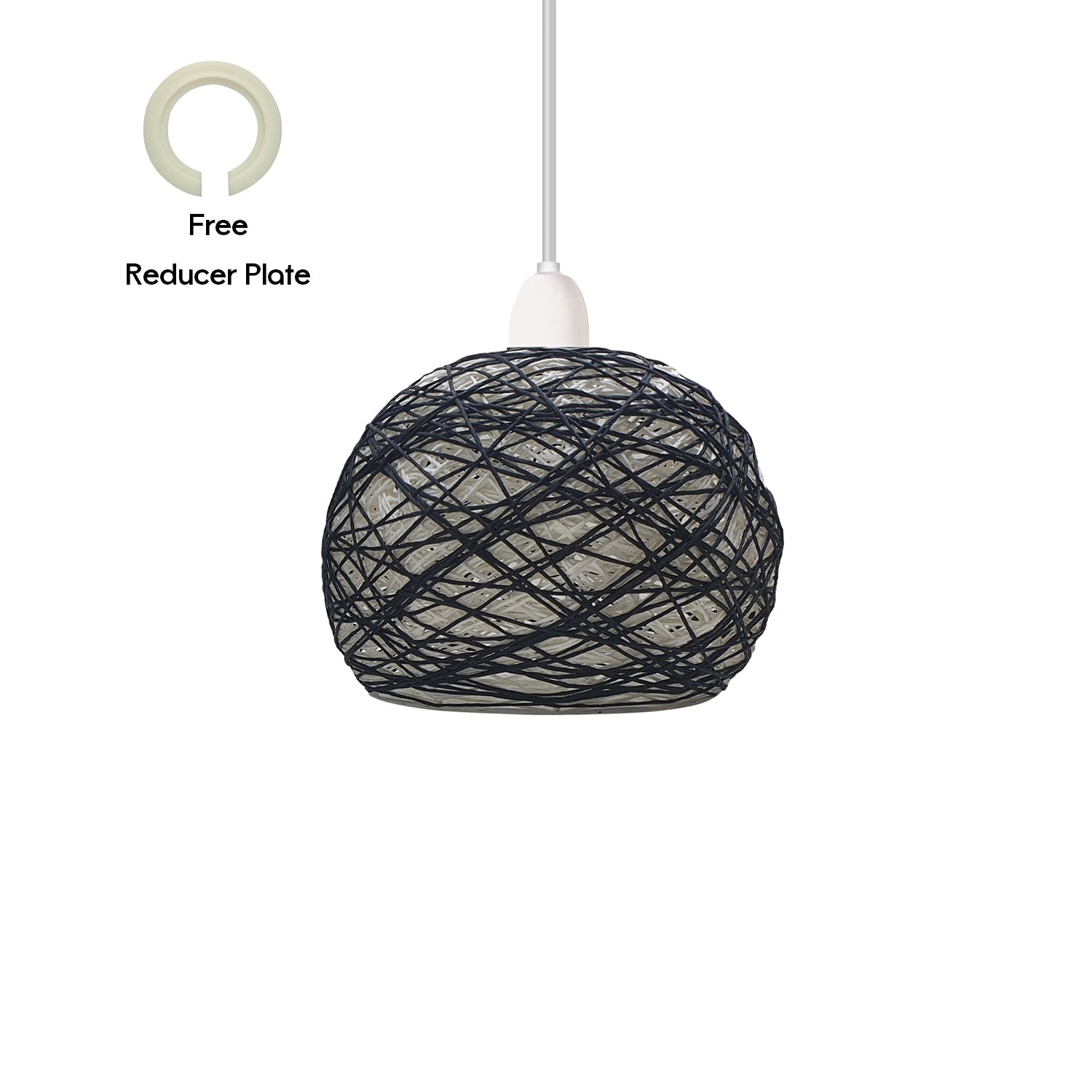 Rattan Shade with Reducer plate Natural Tapered Woven Rope Ceiling Light Shade Woven Small Lamp Shade Handwoven Rattan Lampshade Natural Rattan Light Cover Jute Rope Lamp Shades Ceiling Pendant Lampshades for Ceiling Lights, Living Rooms, Kitchen, Bedroom, Hallways Woven Rattan Pendant Light Shades Natural Woven Pendant Lamp Shade Wicker Globe Ceiling Pendant Lampshade