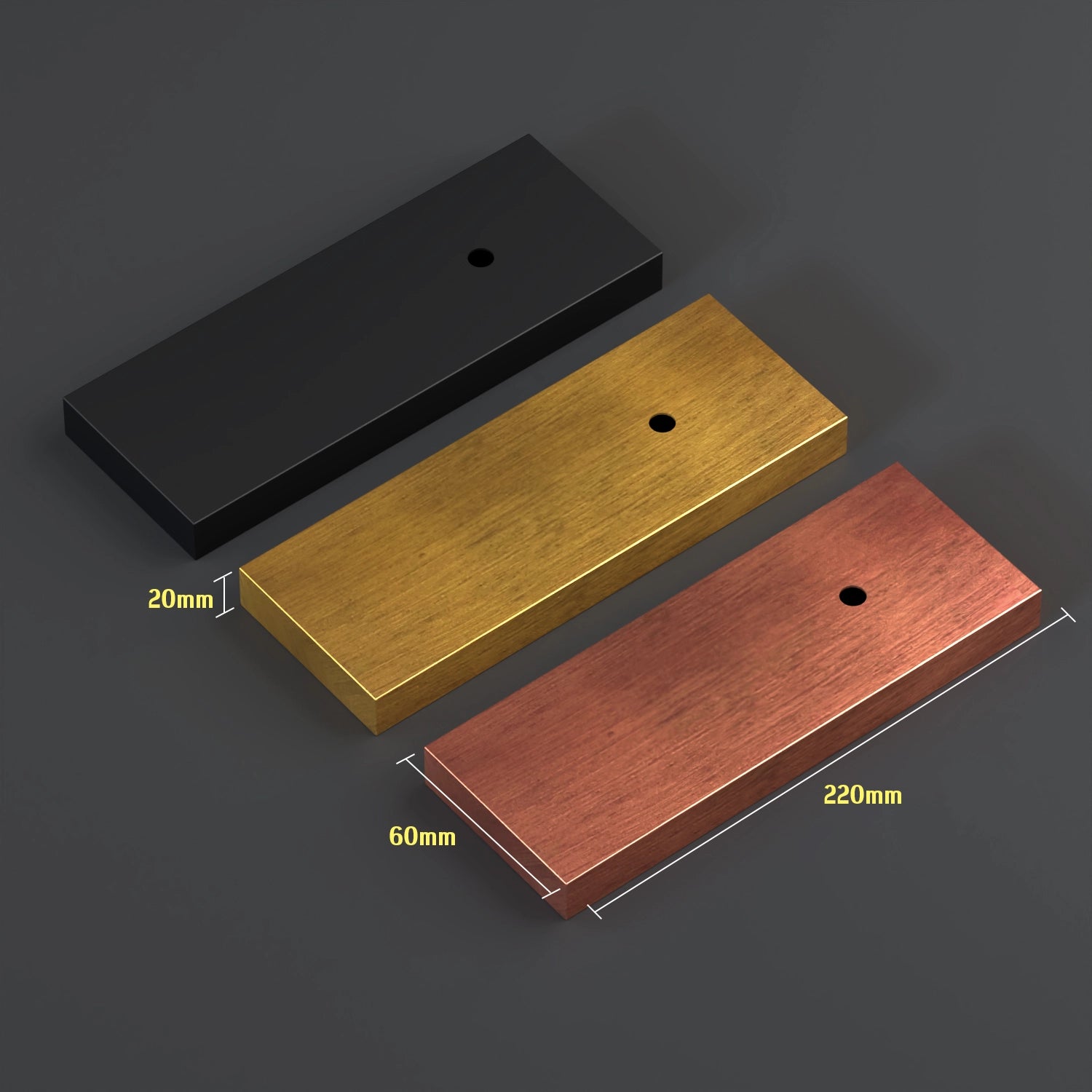 Rectangle ceiling rose pendant set with multiple hanging points for industrial pendant lighting.