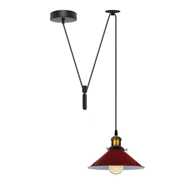 Industrial Retro LED Ceiling Light ~6310 – Red
