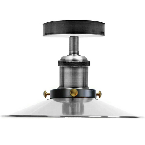 Moderne metalen plafondlamp - Semi-plafondlamp ~ 2202 