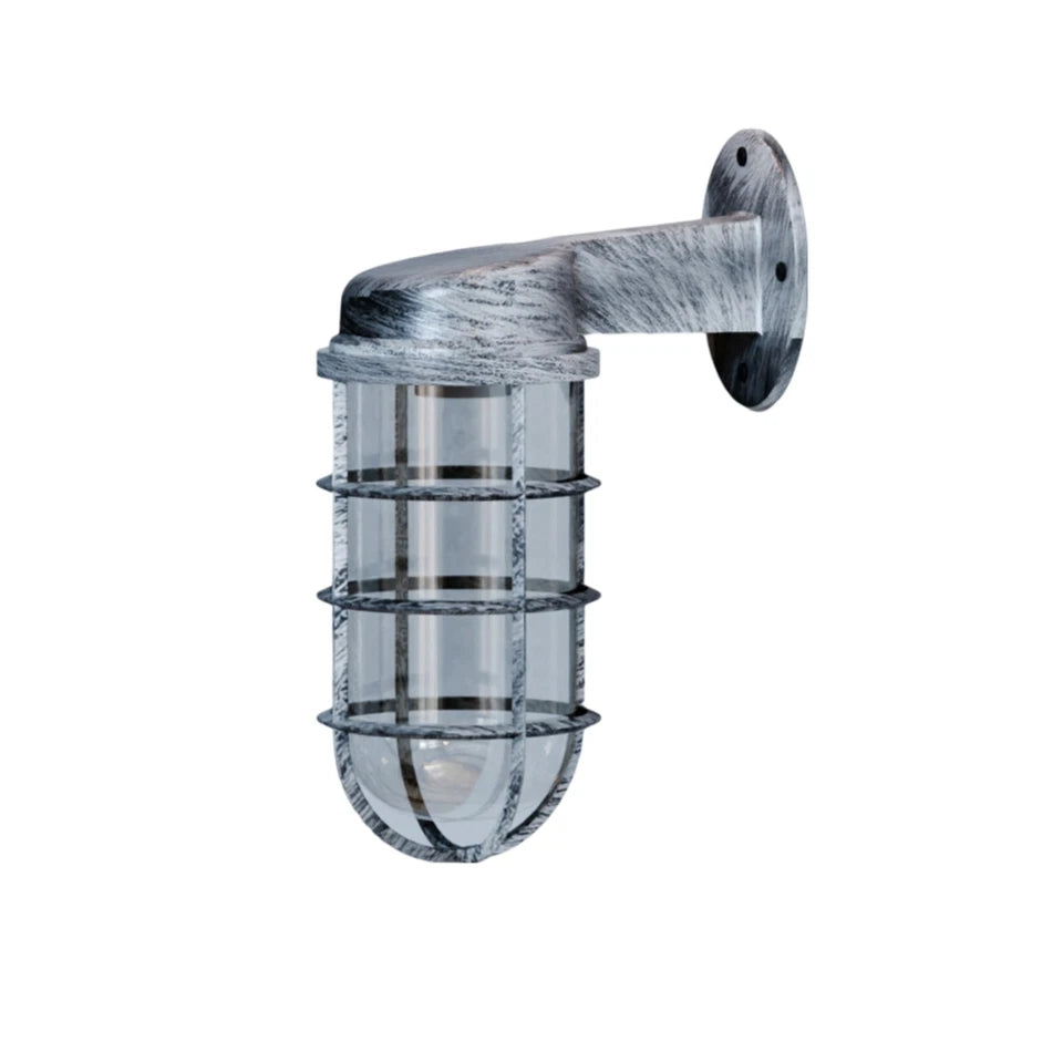 Outdoor Wall Light Fixture Industrial Exterior Wall Sconce Modern Outdoor Lighting Waterproof Wall Lantern Rustic Outdoor Wall Mount Black Metal Porch Light Edison Style Outdoor Light Weatherproof Exterior Lamp Commercial Grade Outdoor Light Durable