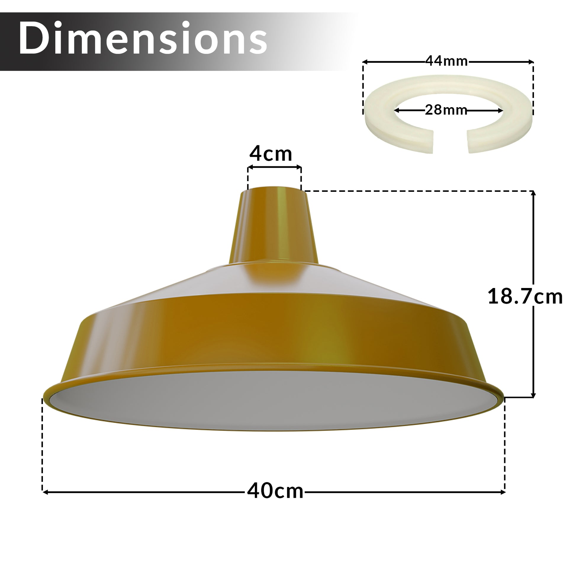 Metal Pluto Ceiling Pendant Light Fitting Lamp Shade