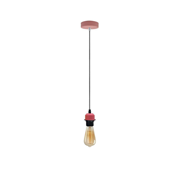Vintage industriële hanglamp E27 lamphouder plafondlamp armatuur ~5811 – 1 pak / Ja