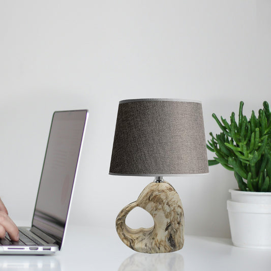 Moderne zwarte keramische bureaulamp voor thuis en kantoor ~5165