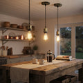Vintage E27 hanglamp met flexibele snoerfitting voor hanglampen~1289