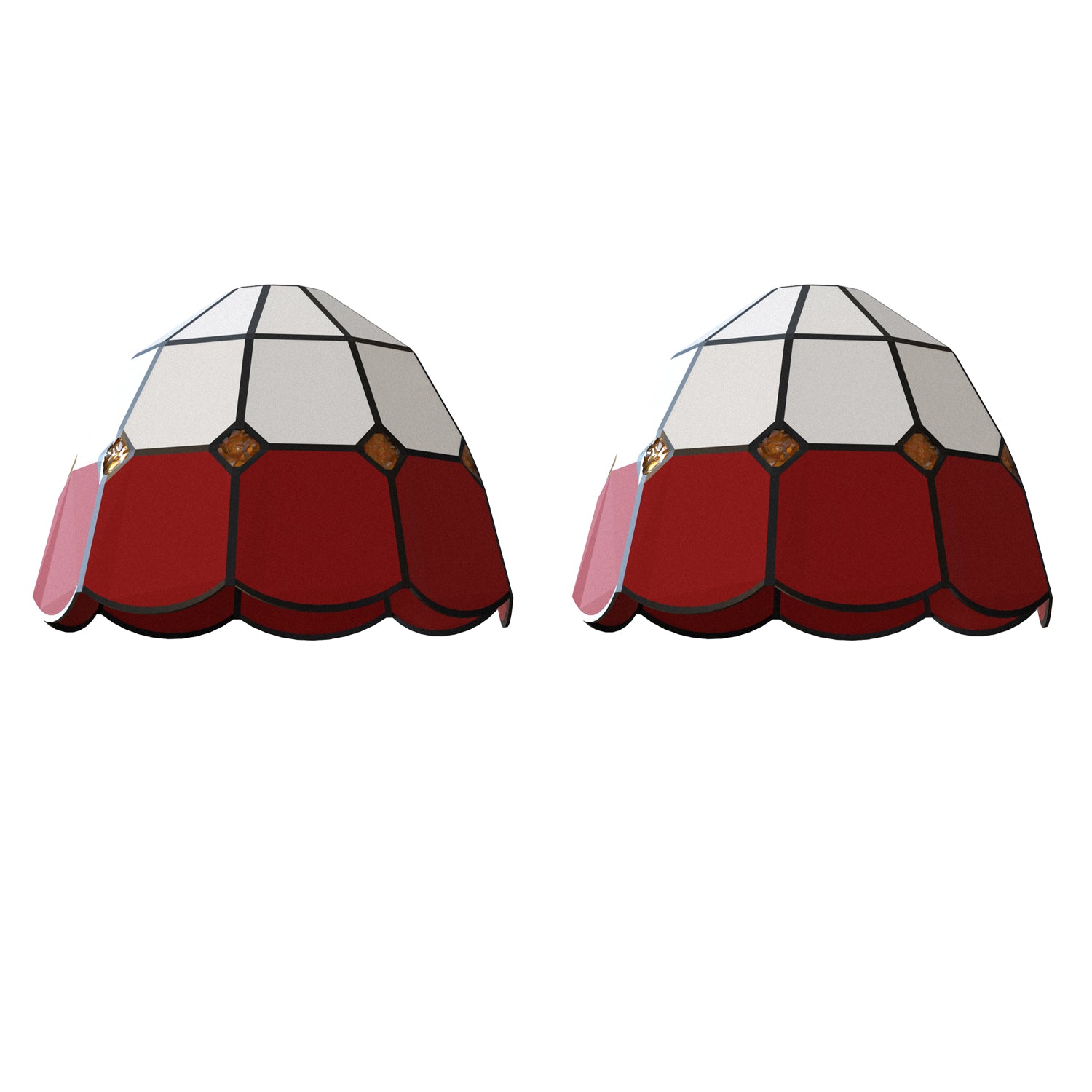Stained Glass Lamp Shades Vintage Tiffany Style 