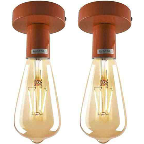 Vintage lampenhouder plafondlamp inbouwfitting~5748 