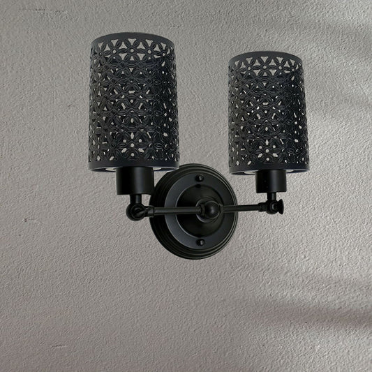 Moderne retro zwarte vintage industriële wandlampen, rustieke wandlamp, armatuur~2283 