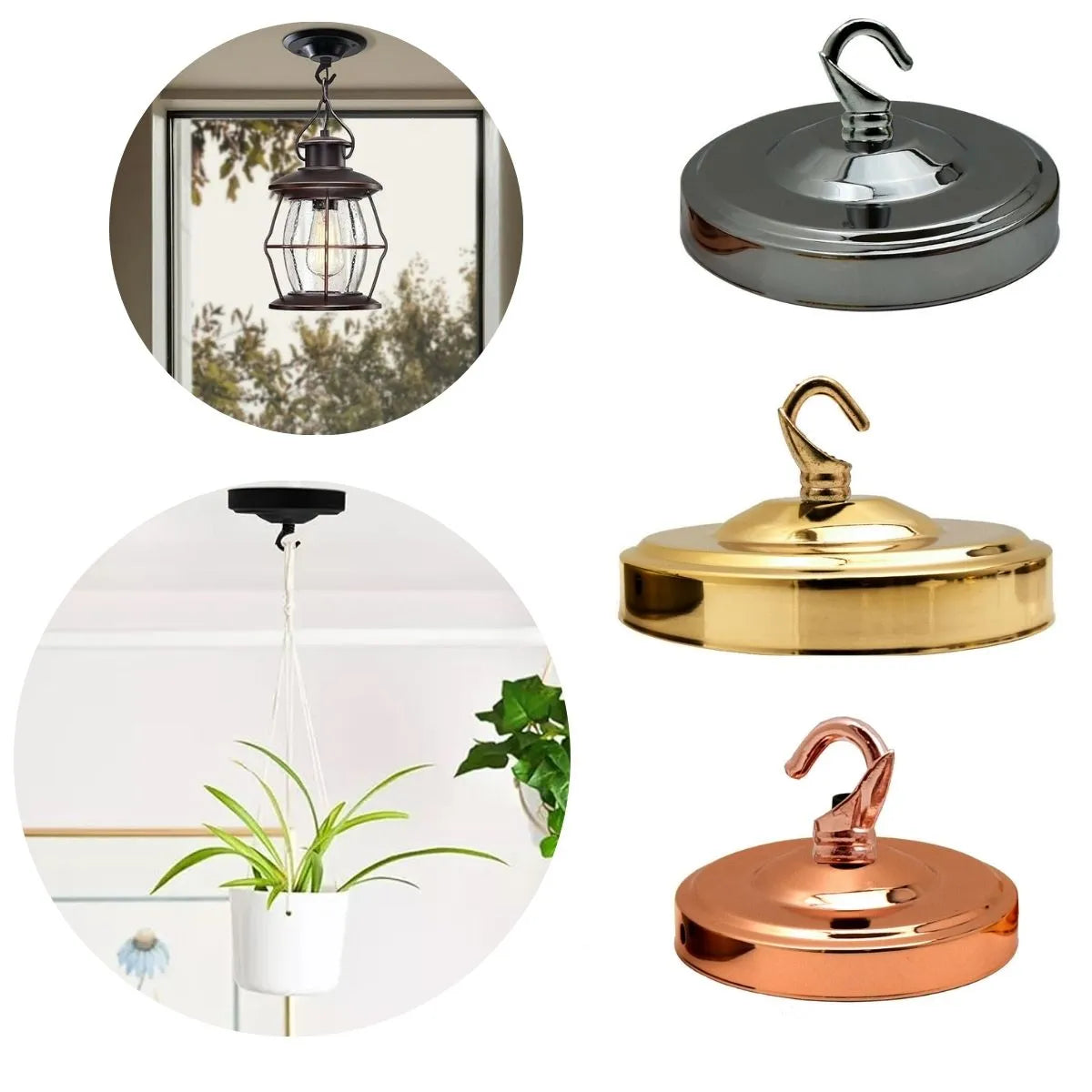 Ceiling rose with heat-resistant lamp holder for pendant light