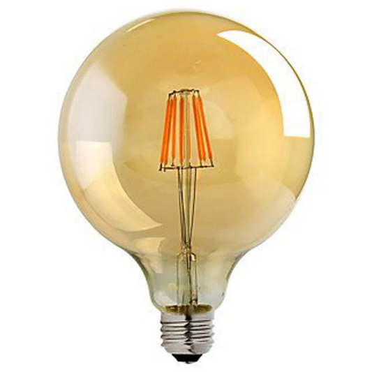 LED G125 8W Filament E27 Vintage Lamp Schroef Bol Dimbaar Decoratieve Lamp ~3218
