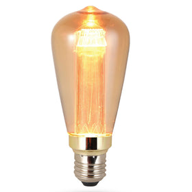3W Vintage E27 Edison LED-lamp, niet dimbaar, filamentschroeflamp ~ 5062