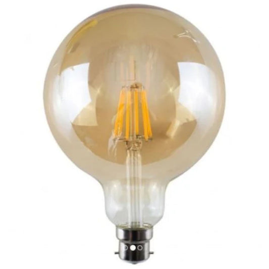 Vintage 8W LED Filament G125 Dimbare Lamp ~3217