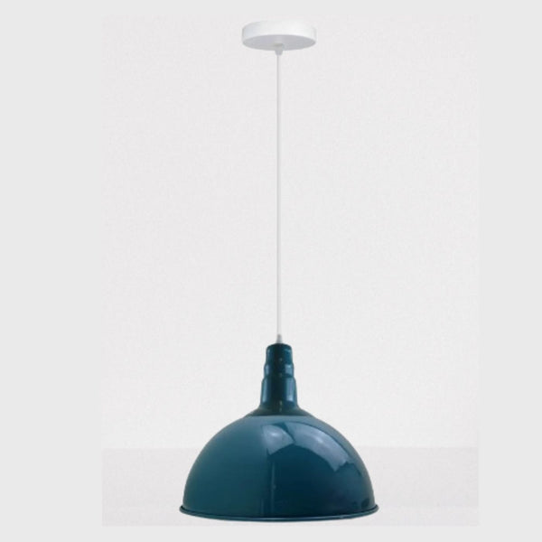 Plafond hanglamp moderne hangende retro lamp UK~5911  – Blauw / Ja