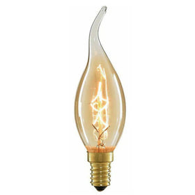 C35 E14 60W Edison antieke filament spiraallamp gloeilamp~1666