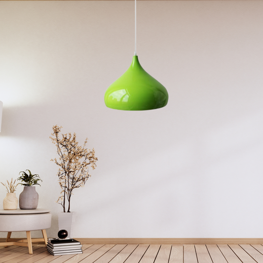 LEDSon Industriële Vintage Metalen Plafond Groene Hangende Hanglamp ~2508