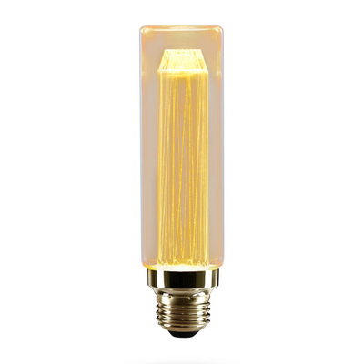 Vintage E27 3W Edison buisvormige gloeilampen amberkleurig glas, decoratieve lampen ~ 5066