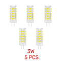 G4 Cool White 28D 3W / 51D 5W rechte pin maïslamp AC 220V LED-lamp ~ 5037