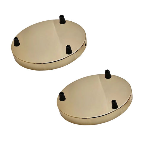 Plafondrozet met 3 stopcontacten voor hangende plafondlampen, vintage decoratie~5780