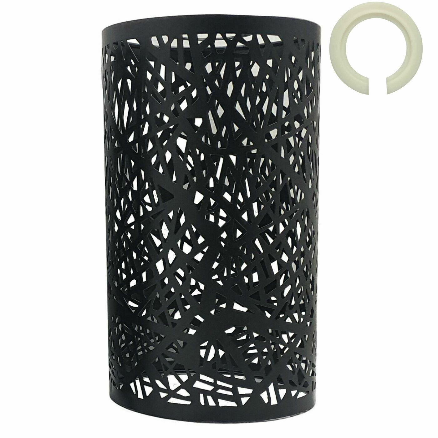 Black Lampshade with Reducer Plate