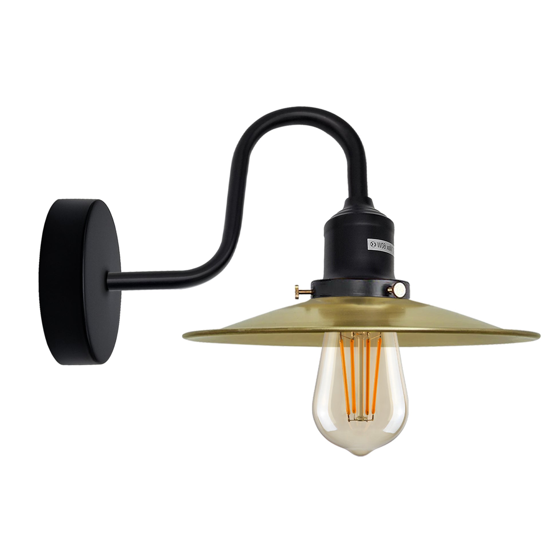 Metal Shade Wall Sconce Light wall light wall mount wall sconce wall light fixture Wall Lights-Black Wall Sconces Indoor Farmhouse Barn Lights Modern Indoor Wall Mount Lighting Fixtures with E27 Socket Anti-Rust Wall Lantern