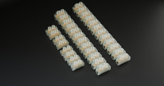White_12-way_plastic_electrical_chock_