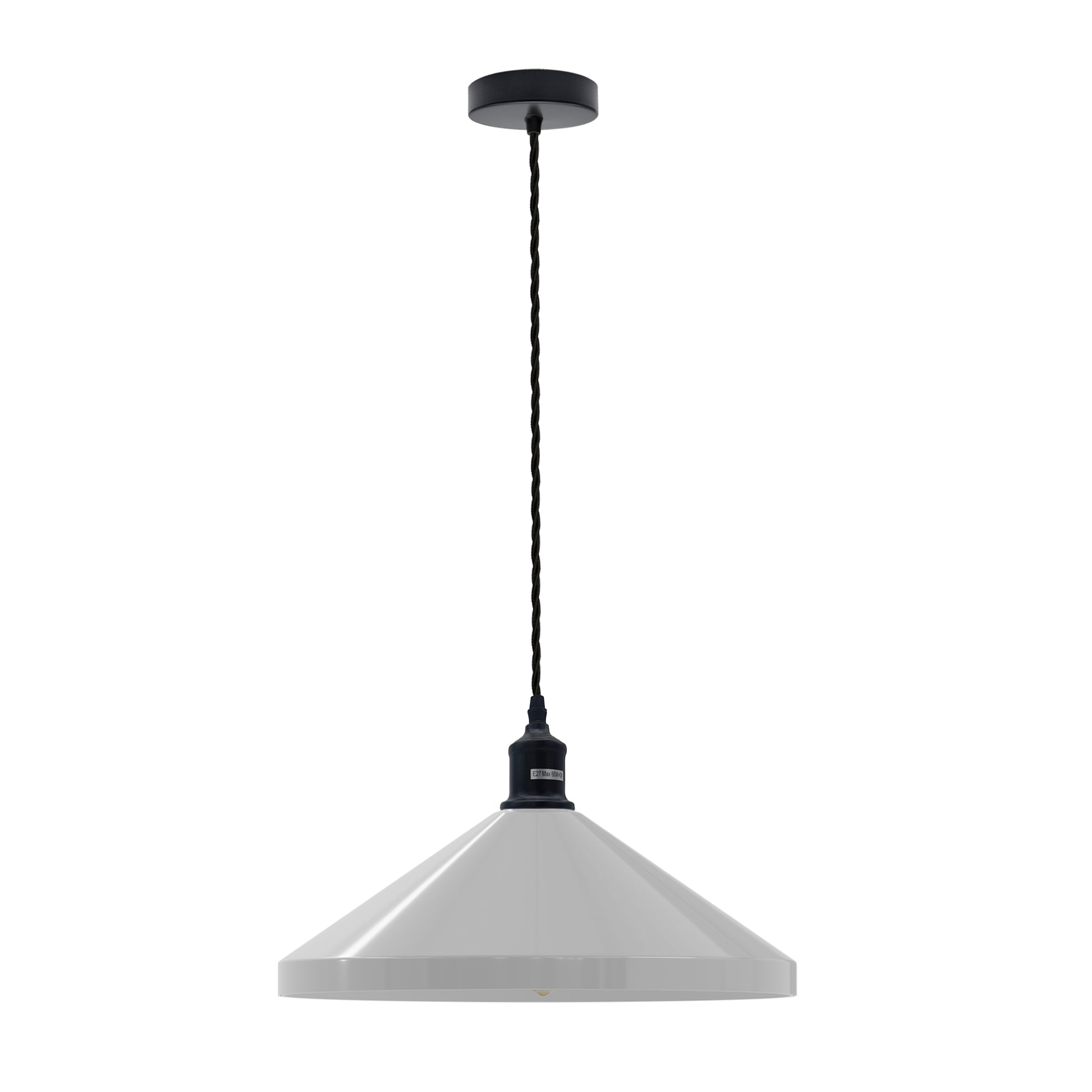 white light pendant fitting
hanging 