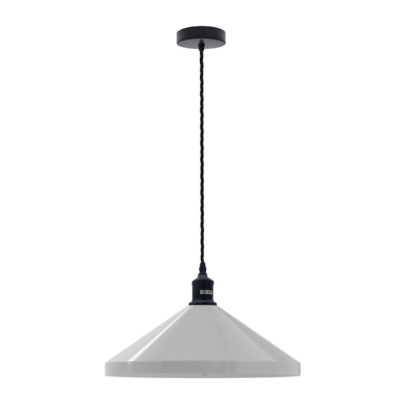 Minimalistische verlichting Cone hanglamp ~5412 – Wit / Ja