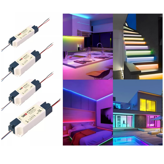 DC 12V 60W LED-drivervoeding IP44 AC 100-240V-transformator ~ 3263